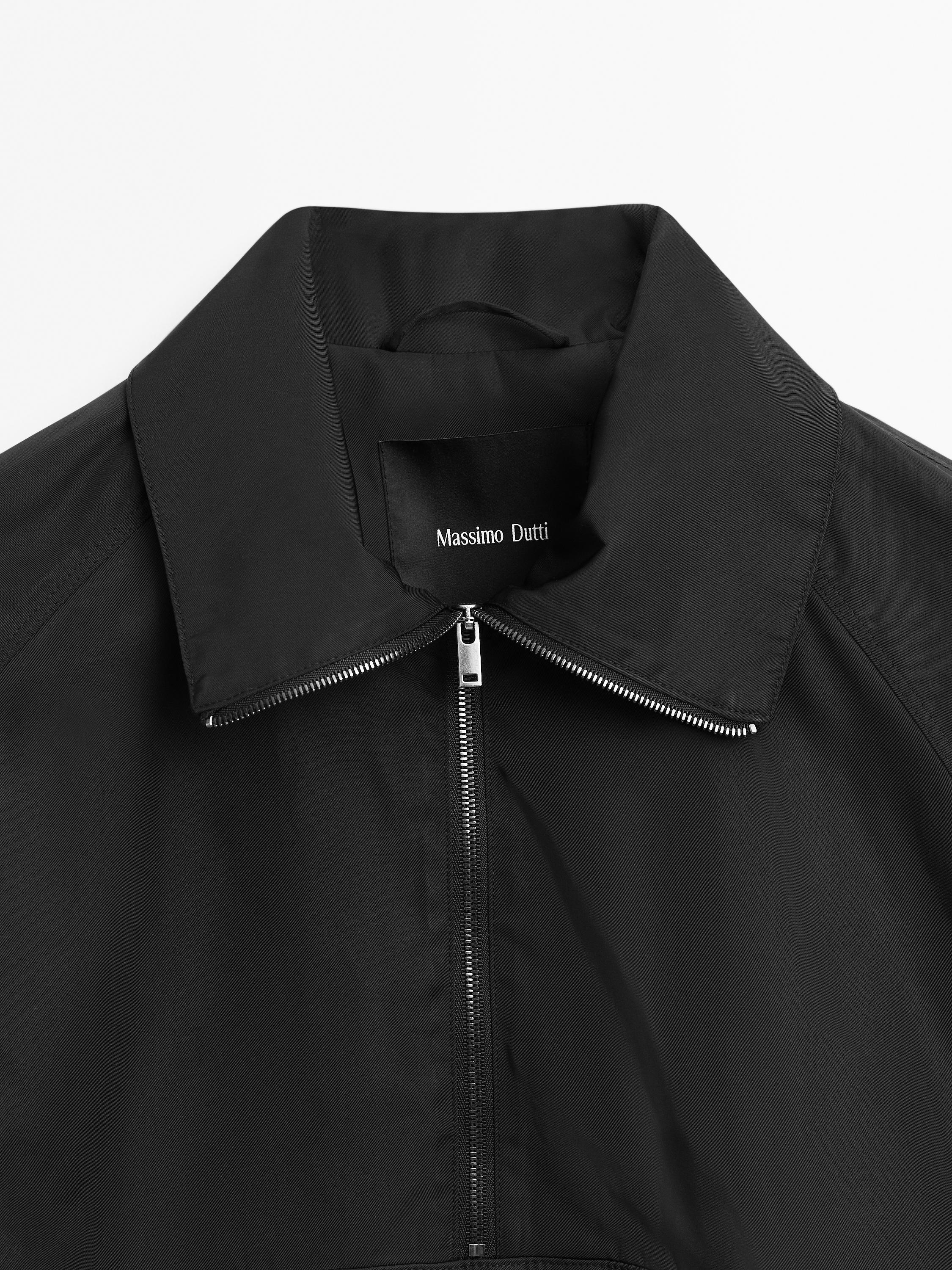 Sweat à fermeture Éclair en tissu technique